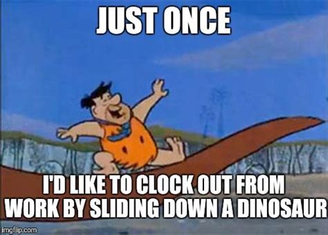 dinosaur sliding down meme.